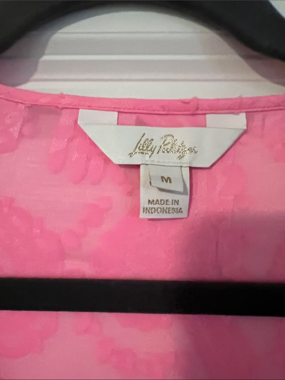 Lilly Pulitzer Pink Ruffled Swim Coverup size M - Picture 2 of 4